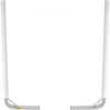 VEVOR Boat Trailer Guide-on, 60\", 2PCS Steel Trailer Post Guide ons, with White PVC Tube Covers, Complete Mounting Accessories Included, for Ski Boat, Fishing Boat or Sailboat Trailer