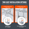 VEVOR Marine Trailer Guide Set, 20.5” Flexibly Adjustable Poles, Pair of Steel Anti-Rust Guides, Durable Roller Support for Ski, Fishing, or Sailboat Trailers 2024