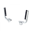VEVOR Boat Trailer Guides, 18.5 in/20.5 in Height Adjustable Trailers Guide, 2PCS Thickened High-Duty Steel Trailer Guide-Ons with Smooth Roller Guidance, for V-Hull Boats, Small to Mid-Size Boats