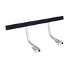 VEVOR Boat Trailer Guides, 16.7 in/18.7 in Height Adjustable Trailers Guide, 2PCS Thickened Steel Trailer Guide-Ons with Thick Support Pads, Fits L-Beam, Box or C-Channel Bunk-Style Pontoon Trailers