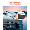 VEVOR Boat Trailer Guide, 2PCS Adjustable Short Bunk Guide-Ons, Hardened Steel Trailer Guide Poles with Soft Cushion, Heavy Duty Roller Guide Design, for Ski Boat, Fishing Boat or Sailboat Trailer