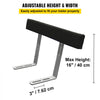 VEVOR Boat Trailer Guide-ons, 48", 2 PCS Rustproof Steel Trailer Guide ons, Trailer Guides with Carpet-Padded Boards, Mounting Parts Included, for Ski Boat, Fishing Boat or Sailboat Trailer