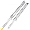 VEVOR Heavy Duty Drawer Slides 2PCS Drawer Slides 24\" Locking Drawer Slides 250LBS Capacity Heavy Duty Slides Three Section Full Extension Drawer Slide Cold-Rolled Steel Industrial Drawer Slides