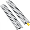 VEVOR Heavy Duty Drawer Slides 40\" Length, Locking Drawer Slides 500lbs Load Capacity Long Full Extension Drawer Slide 1 Pair Side Mount Ball Bearing Drawer Glides Push to Open Drawer Runners Rail