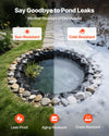 VEVOR 15 x 15 ft Pond Liner, 45 Mil Thickness, EPDM Rubber Material Fish Pond Liner for Outdoor Ponds, Easy to Cut, Durable & Leakproof, for Water Garden, Waterfall, Fishpond, Koi, Fountains, Black
