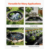 VEVOR 20 x 25 ft Pond Liner, 14 Mil Thickness, 3-Layer Reinforced PE Fish Koi Pond Liner for Outdoor Ponds, with Hemmed Edge and 4 Metal Buttonholes, for Water Garden, Waterfall, and Fountains, Black