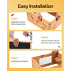 VEVOR Bee Hive Medium Box Starter Kit, 100% Beeswax Coated Natural Fir Wood, Langstroth Beehive Kit with 10 Frames and Foundations, Transparent Acrylic Bee Windows for Beginners and Pro Beekeepers