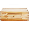 VEVOR Bee Hive Medium Box Starter Kit, 100% Beeswax Coated Natural Fir Wood, Langstroth Beehive Kit with 10 Frames and Foundations, Transparent Acrylic Bee Windows for Beginners and Pro Beekeepers