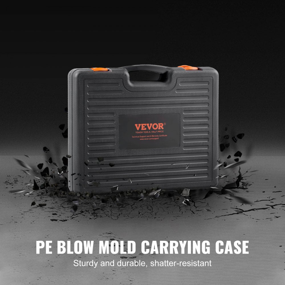VEVOR 27 PCS Pull and Press Sleeve Kit, Steel Bush Bearing Removal and Installation Set, Bush Removal Insertion Sleeve Tools with Carrying Case, Multi-Vehicle Compatibility for LCV and HGV Engines