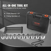 VEVOR 27 PCS Pull and Press Sleeve Kit, Steel Bush Bearing Removal and Installation Set, Bush Removal Insertion Sleeve Tools with Carrying Case, Multi-Vehicle Compatibility for LCV and HGV Engines