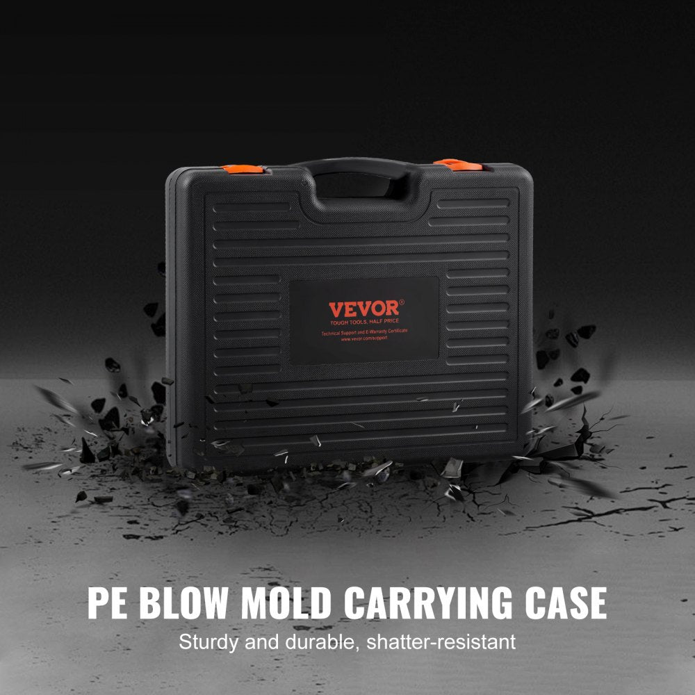VEVOR 28 PCS Pull and Press Sleeve Kit, Steel Bush Bearing Removal and Installation Set, Bush Removal Insertion Sleeve Tools with Carrying Case, Multi-Vehicle Compatibility for LCV and HGV Engines