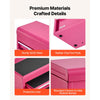 VEVOR Steel Tool Box with 2 Drawers and Top Storage Portable Metal Toolbox, for Garage Workshop Repair Shop Workbench, Magnetic Design, Heavy Duty Tool Storage Cabinet Organizer, with Liners, Pink