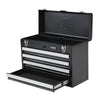 VEVOR Metal Tool Box, 20.5-inch, Portable Metal Tool Box with 4 Drawers, Small Tool Chest with EVA Liners, Ball Bearing Slide Drawers Locking & Powder Coated Finish, Multi-Function Tool Organizer