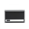VEVOR Metal Tool Box, 8.6-inch, Portable Metal Tool Box with 3 Drawers, Small Tool Chest with EVA Liners and PP Feet Pads, Heavy-Duty Steel With Ball Bearing Opening and Powder Coated Finish, Black