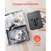 VEVOR Universal Travel Adapter, 5-in-1, International European Power Adapter with 2 USB-C, 2 USB-A Ports, 1 AC Outlet, 4 Different Plugs, Worldwide Plug Adaptor Wall Charger, for Europe UK EU AUS USA