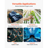 VEVOR Linear Air Pump, 792.52 GPH Air Flow, Septic Aerator Pump, Aeration System for 8 ft Deep Ponds, Fit for Septic Tanks, Aquariums, Waste Treatment, Seafood Restaurants, Fish Farms, Hydroponics