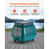 VEVOR Linear Air Pump, 1110 GPH Air Flow, Septic Aerator Pump, Aeration System for 10 ft Deep Ponds, Fit for Septic Tanks, Aquariums, Waste Treatment, Seafood Restaurants, Fish Farms, Hydroponics