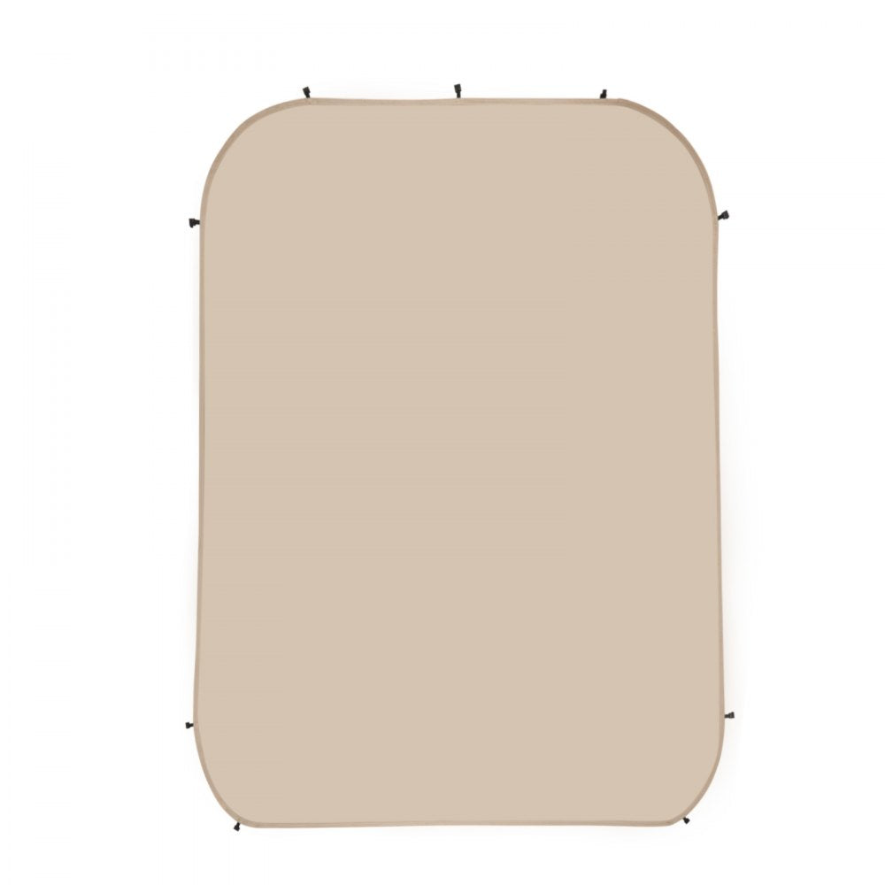 VEVOR Sun Shade Sail Canopy Covers, Fit for 12 x 11 ft Screen House Tent, Sun Protection, 5.51 x 4.59 ft 300D Oxford Silver-Coated Fabric, Pack of 3 (Not Include Tent), for Outdoor Activities, Beige