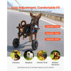 VEVOR Dog Wheelchair for Back Legs, Adjustable 2 Wheels Pet Wheelchair, Lightweight  Dog Cart with Shock-Absorbing Wheels, Mobility Support Wheel Chair for Disabled Injured Dogs up to 22lbs , X-Small