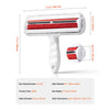 VEVOR Pet Hair Remover Roller, Reusable Dual-sided Lint Roller Tool, Dog and Cat Efficient Hair Cleaning Remover, for Home, Furniture, Car, Couch, Carpet, Seat, Bedding, Floor, Sofa, White
