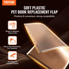VEVOR Pet Door Replacement Flap, Compatible with VEVOR Flap Pet Doors, Measures 8.25" x 12.25" Longer Lasting, Weather-proof, Thickened PVC Dog Door Replacement Flap with Long Magnetic Strip (Medium)