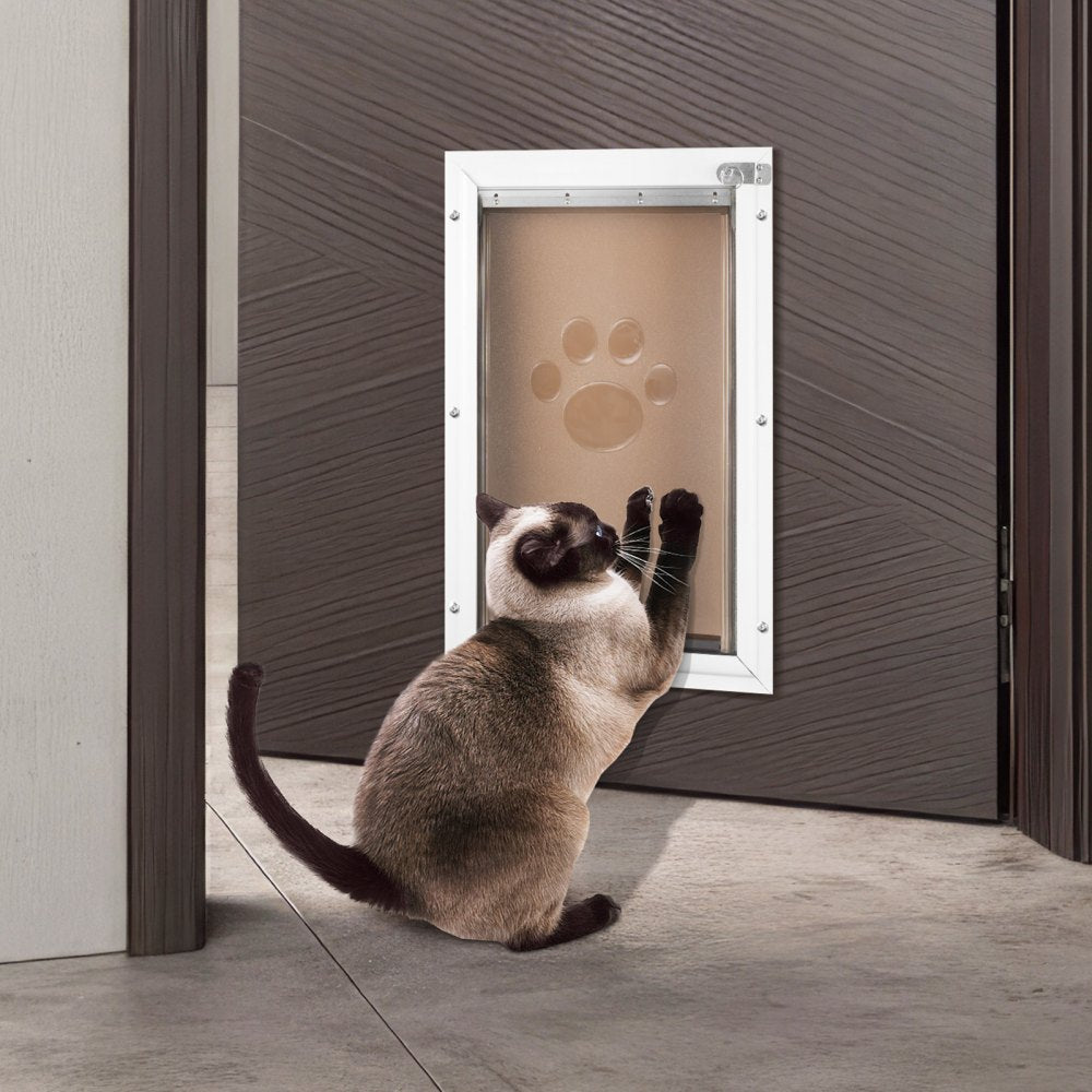 VEVOR Pet Door Replacement Flap, Compatible with VEVOR Flap Pet Doors, Measures 8.25" x 12.25" Longer Lasting, Weather-proof, Thickened PVC Dog Door Replacement Flap with Long Magnetic Strip (Medium)