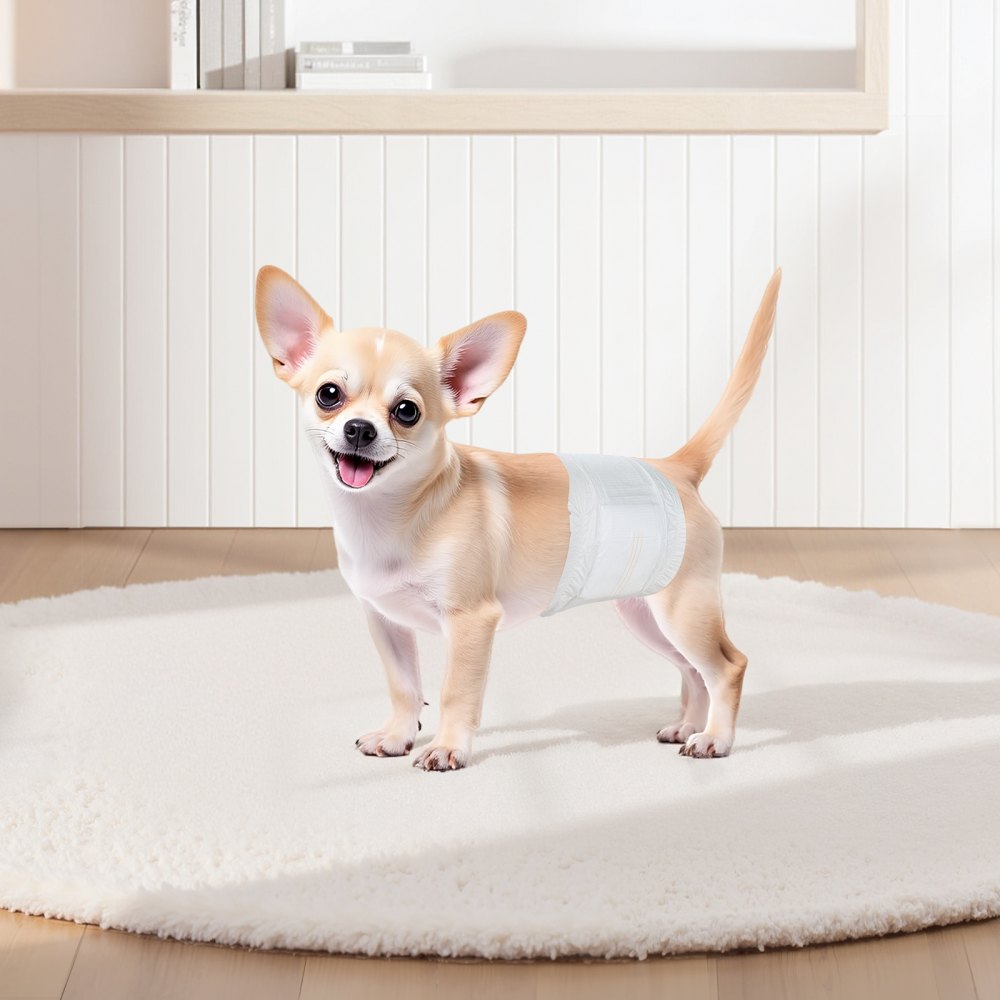VEVOR Disposable Male Dog Diapers, Super Absorbent Male Dog Wraps, 360 ° Leak-Proof Belly Bands with Wetness Indicator for Doggies in Heat, Training, Incontinence - XS, 144 Count (2 Packs of 72)