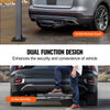 VEVOR Hitch Step for 2 Inch Receiver, Strong Steel Construction with 350 LBS Load Capacity, Rear Bumper Guard Protector with Pin Lock, Universal Fit for Truck, SUV, Pickup, Trailer