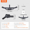 VEVOR Hitch Step for 2 Inch Receiver, Strong Steel Construction with 350 LBS Load Capacity, Rear Bumper Guard Protector with Pin Lock, Universal Fit for Truck, SUV, Pickup, Trailer