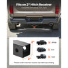 VEVOR Hitch Step for 2 Inch Receiver, Universal Rear Bumper Guard Protector with 350 LBS Load Capacity, Non-Slip Tow Hitch Step with Pin Kit and Stabilizer, Fit for Truck, SUV, Pickup, Trailer