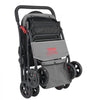VEVOR Pet Stroller, 44 lbs Weight Capacity, Foldable Dog Stroller Cart, 4 Wheels Cats Stroller with Mesh Windows & Revrsible Handle, Portable Pet Carrier Stroller with Brake, for Small to Medium Pets