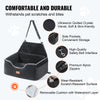 VEVOR Dog Car Seat, Dog Booster Seat for Car with A Storage Pocket, Pet Car Seat with Clip-On Safety Leash, Sponge Filling, Dog Car Bed for Medium & Large Dog up to 55 lbs, Black
