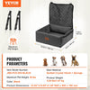 VEVOR Dog Car Seat, Dog Booster Seat for Car with A Storage Pocket, Clip-On Safety Leash, Sponge and PP Cotton Filling, Dog Car Bed for Small & Medium Dog up to 40lbs, Black