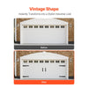 VEVOR Magnetic Garage Door Hardware Kit, Decorative Garage Door Hinges Handles, Black Carriage House Accents, No Installation Needed, 4 Hinges and 2 Handles for Barn Gate Curb Appeal