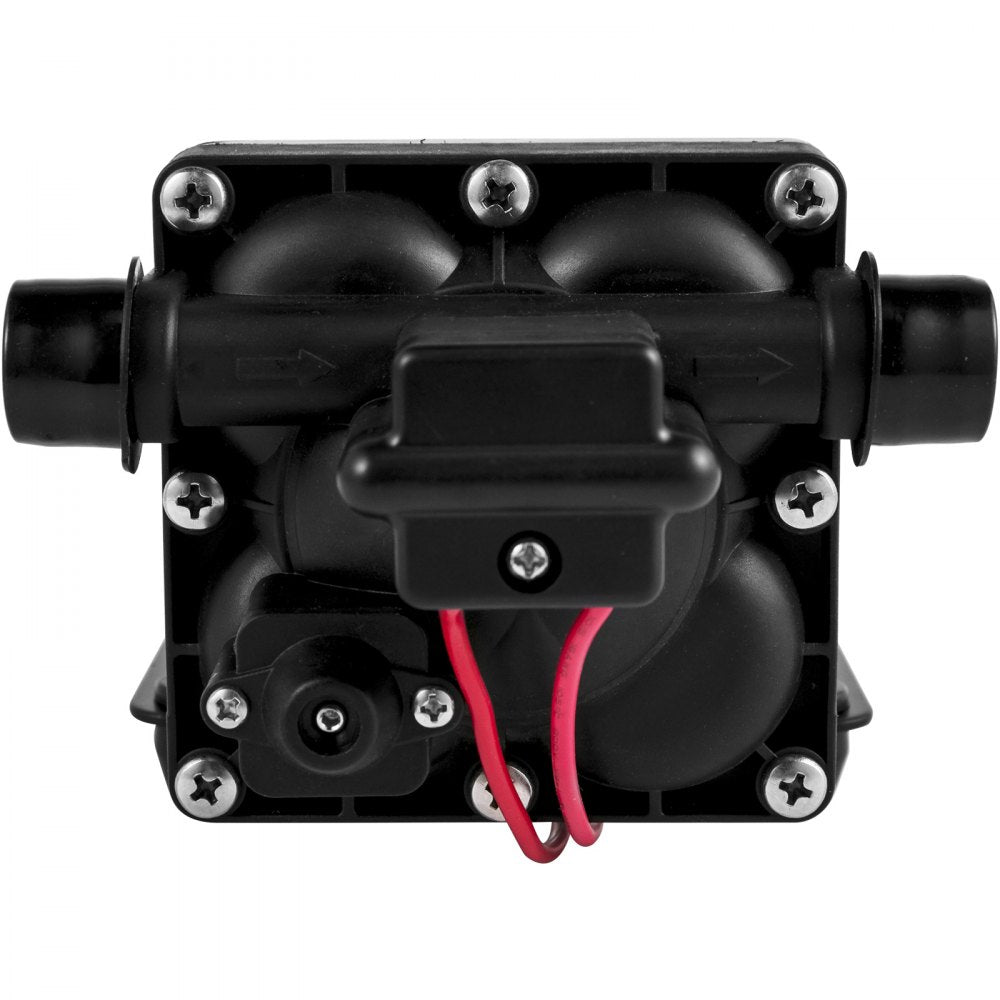 VEVOR Fresh Water Pump, 12 V Self Priming Sprayer Pump, 3 GPM RV Water Pump, with Pressure Switch 55 PSI Self Priming Water Pump, Detachable Strainer 12V Diaphragm Pump for RV Camper Marine Boat Lawn