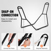 VEVOR Universal 2 Person Hammock Stand, Adjustable Heavy Duty 450 lbs Capacity Hammock Stand Fits 6.9-12.8 ft Hammocks for Outdoor and Indoor Portable Hammock Stand with Chain, Hook, and Carrying Bag