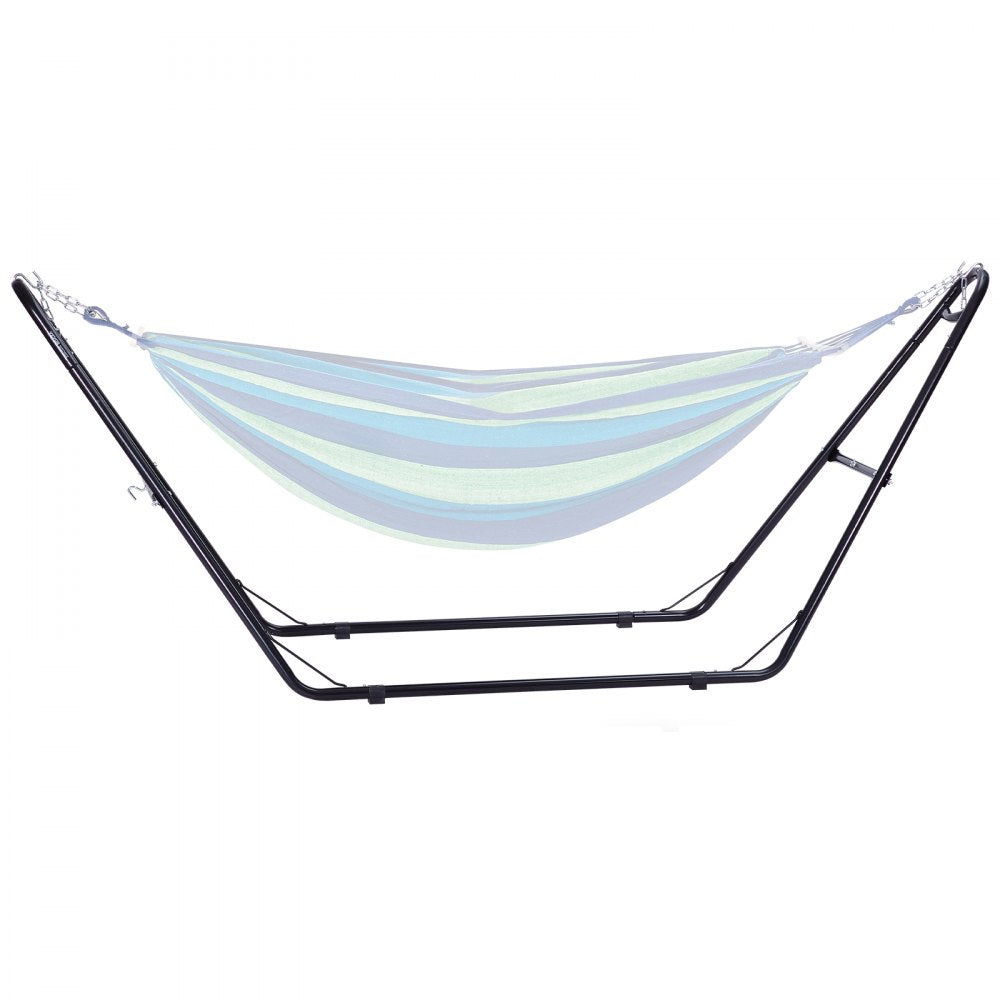 VEVOR Universal 2 Person Hammock Stand, Adjustable Heavy Duty 550 lbs Capacity Hammock Stand Fits 8-13 ft Hammocks for Outdoor and Indoor Portable Hammock Stand with Chain, Hook, and Carrying Bag