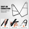 VEVOR Universal 2 Person Hammock Stand, Adjustable Heavy Duty 550 lbs Capacity Hammock Stand Fits 7.5-13.5 ft Hammocks for Outdoor and Indoor Portable Hammock Stand with Chain, Hook, and Carrying Bag