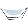 VEVOR Universal 2 Person Hammock Stand, Adjustable Heavy Duty 550 lbs Capacity Hammock Stand Fits 7.5-13.5 ft Hammocks for Outdoor and Indoor Portable Hammock Stand with Chain, Hook, and Carrying Bag