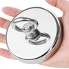 VEVOR Fishing Magnet, 1000 LBS/454 Kg Pulling Force Super Strong Neodymium Fishing Magnet, Rare Earth Magnet with Handle Diameter 2.72 in/69 mm for Retrieving in River, Magnetic Fishing, Heavy Hanging