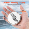 VEVOR Fishing Magnet, 700 LBS/318 Kg Pulling Force Super Strong Neodymium Fishing Magnet, Rare Earth Magnet with Handle Diameter 2.36 in/60 mm for Retrieving in River, Magnetic Fishing, Heavy Hanging
