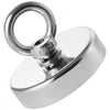 VEVOR Fishing Magnet, 700 LBS/318 Kg Pulling Force Super Strong Neodymium Fishing Magnet, Rare Earth Magnet with Handle Diameter 2.36 in/60 mm for Retrieving in River, Magnetic Fishing, Heavy Hanging