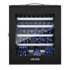 VEVOR Miniatures Storage Case, Warhammer Carrying Case Fits for 2500-3500 Scale Models, Wooden Miniatures Display Holder with 5 Tray & 13 Slots, Miniature Case for Collectible (Minis Not Included)