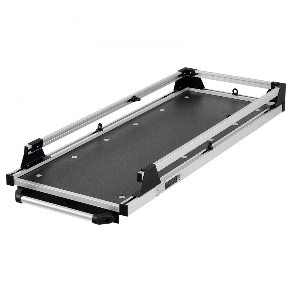VEVOR Slide-Out Truck Bed Cargo Tray 600 lbs Capacity Fits 5'5"-5'11" Beds, Heavy-Duty Bed Slide, for Full-Size Pickup Trucks, 75% Extension, Easy Tailgate Access, Sliding Storage Organizer System