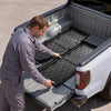 VEVOR Slide-Out Truck Bed Cargo Tray 500 lbs Capacity Fits 5'&Shorter Beds, Heavy-Duty Bed Slide, for Mid-Size Pickup Trucks, Durable HDPE Material, Easy Tailgate Access, Sliding Storage Organizer