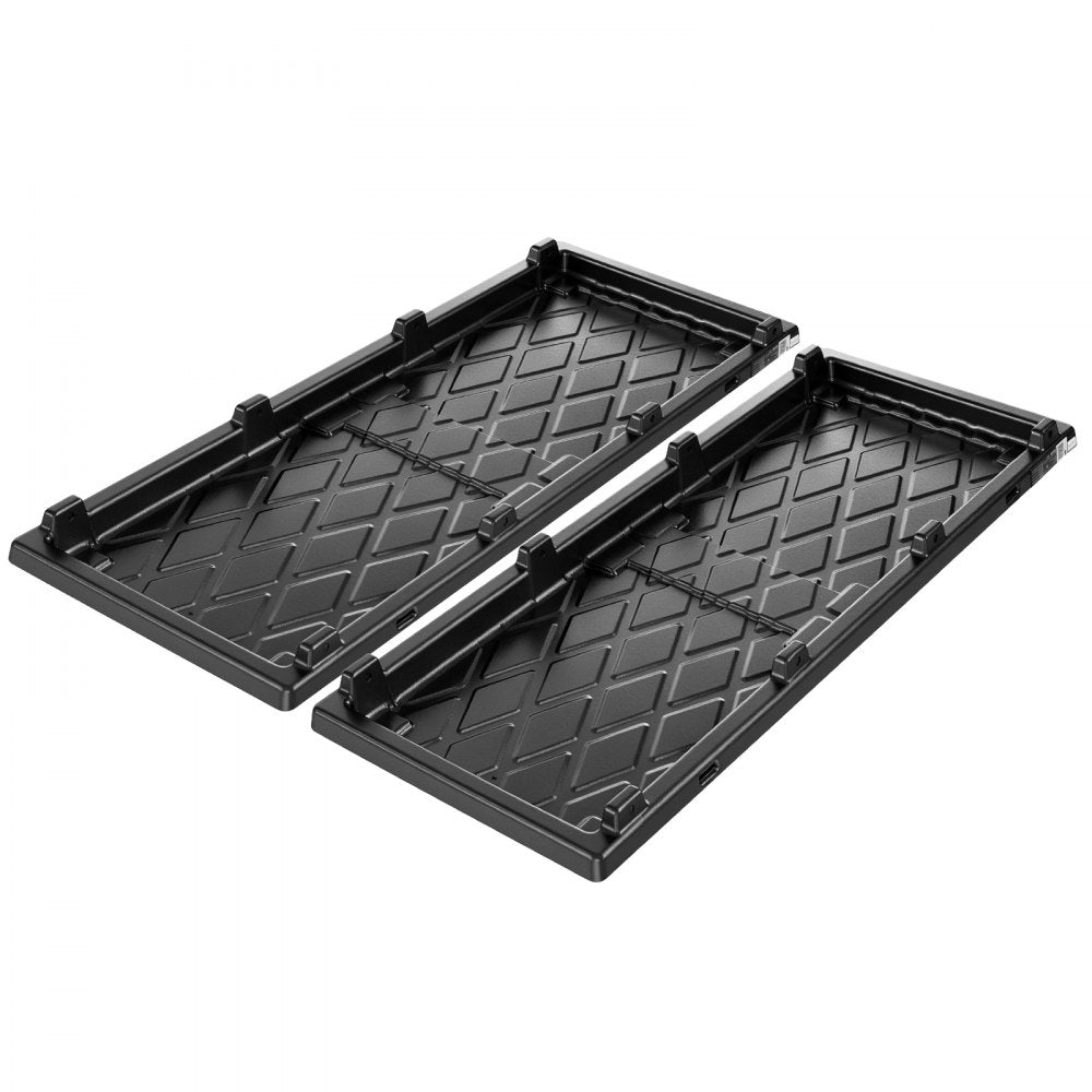 VEVOR Slide-Out Truck Bed Cargo Tray 500 lbs Capacity Fits 5'7" Beds&Longer, Heavy-Duty Bed Slide, for Full-Size Pickup Trucks, Durable HDPE Material, Easy Tailgate Access, Sliding Storage Organizer
