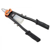 VEVOR Pop Rivet Gun Kit, with 230 Blind Rivets, Two-Handed Riveter with 5 Interchangeable Nosepieces, 5 Drill Bits, and a Carrying Case, Manual Riveting Tool for Metal, Automotive, Home, and DIY