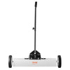 VEVOR 24-Inch Magnetic Sweeper with Wheels, 50 lbs Capacity, with Telescoping Magnetic Pickup Tool, Adjustable Handle, Magnetic Pickup Sweeper to Pick Up Nails and Screws, for Workshop, Garage, Yard