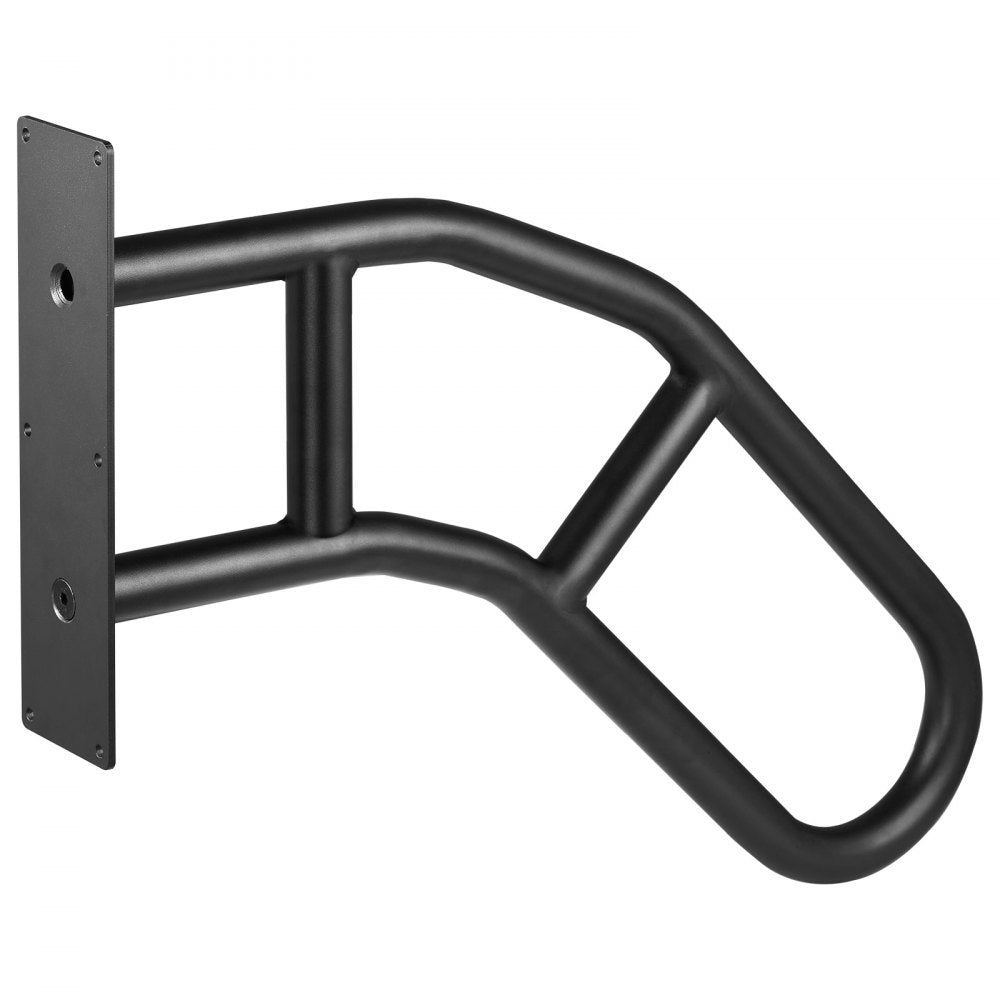 VEVOR Handrails for Outdoor Steps, 29" Length Wall Mount Safety Railings for 1-3 Steps, U-Shaped Handrail with Matte Black Finished, Stair Handrails for Kids, Elderly, Pregnant Women, Disabled 2 PCS