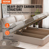 VEVOR Bed Lift, 59x79 in Compatible Extra-large Size 309 lbs Load Bearing, DIY Wall Bed Mechanical Hardware Kit Vertical Deluxe, Pneumatic Lever Heavy Duty Support, Folding for Guestroom